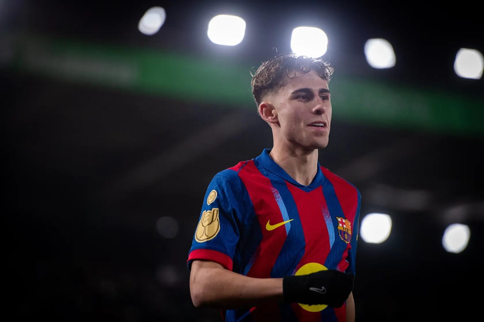 DB真人集团-费尔明本赛季参与18球创个人赛季新高，队内仅次于亚马尔